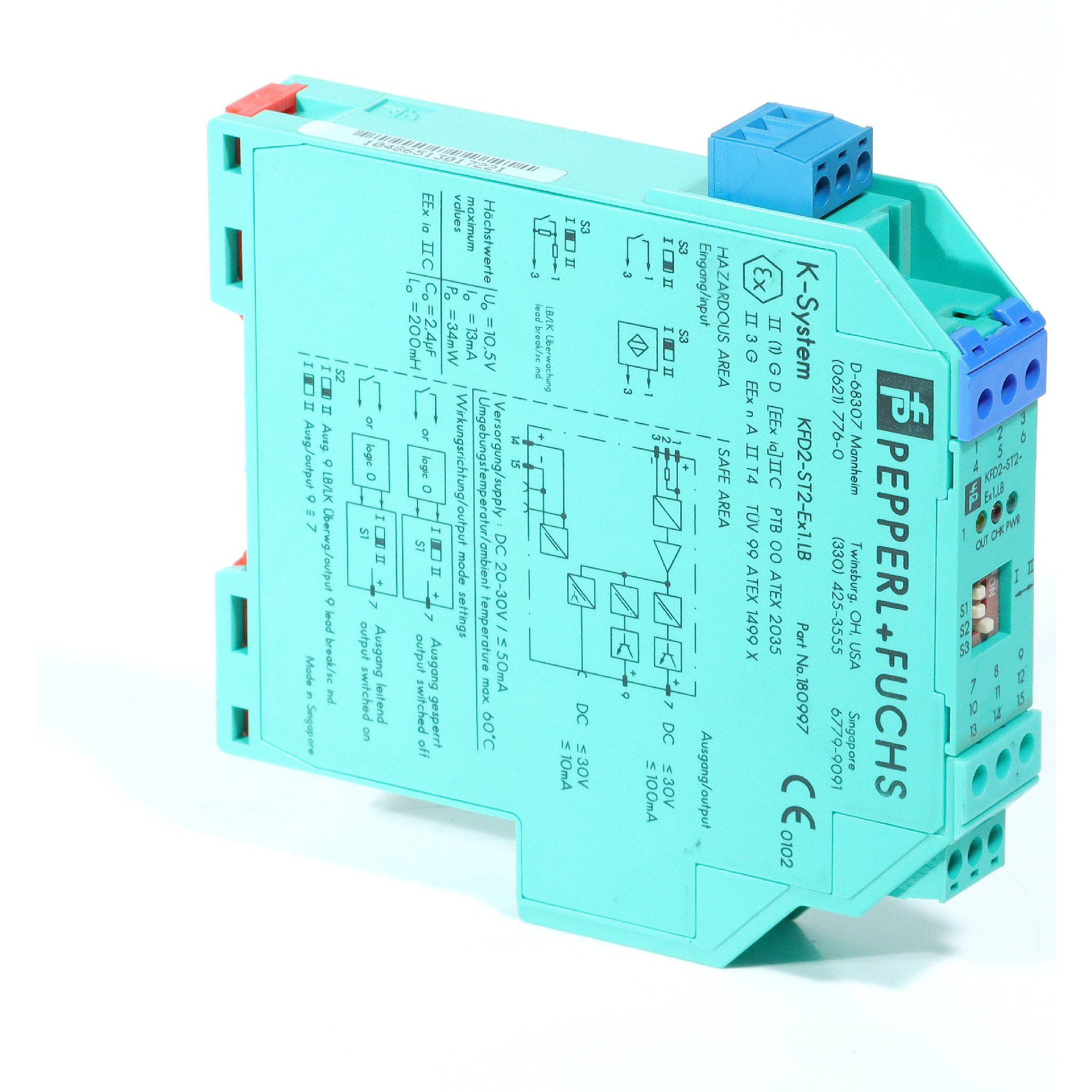 Schaltverstärker KFD2-ST2-Ex1.LB Neu
